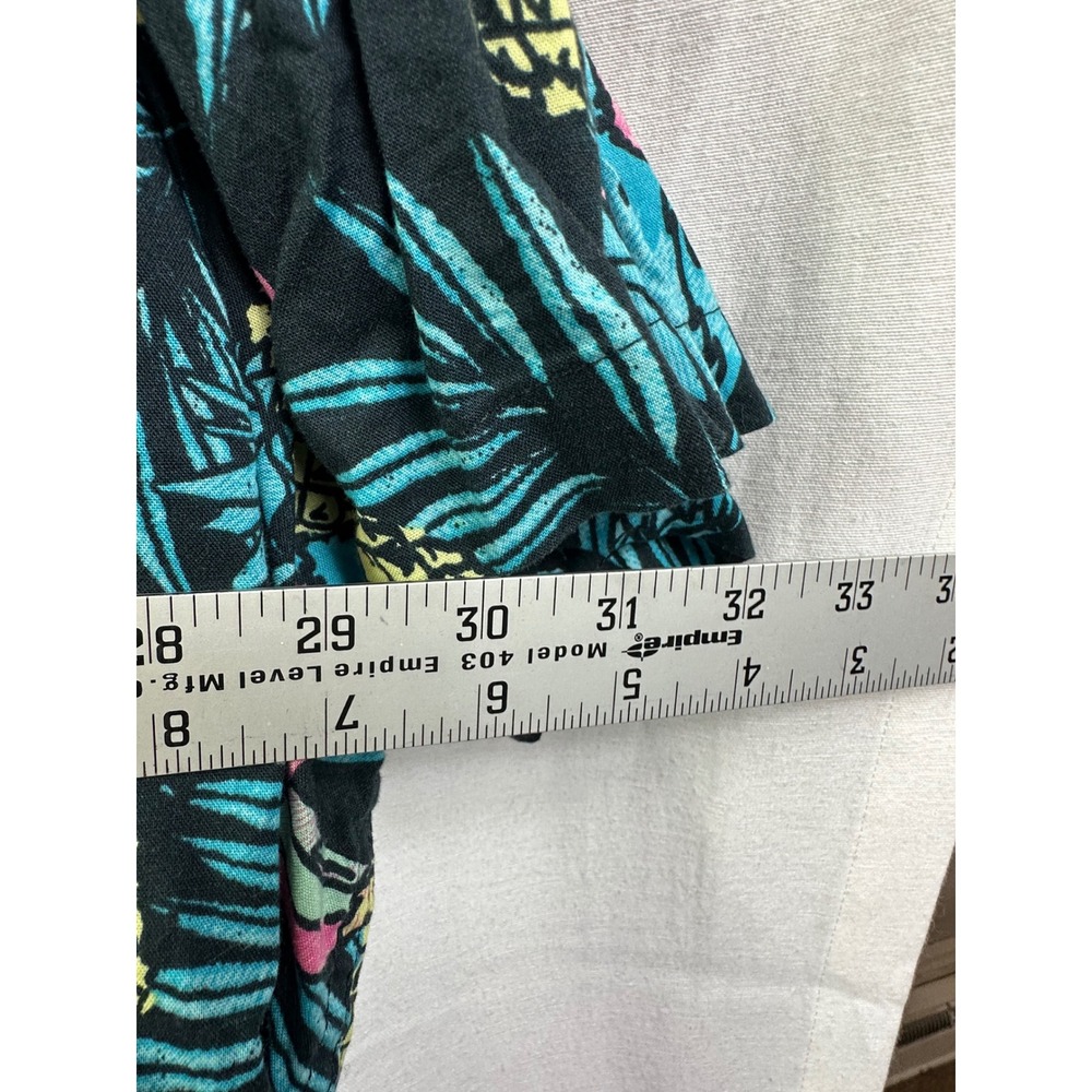 Foundry Shirt Men 4XL‎ XXXXL Tall Green leaf Yellow Pineapple Hawaiian Beach - Picture 6 of 10